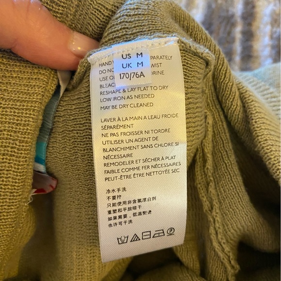 FP Beach Free People Women’s Frey’s Sweater Pants Joggers Green Size M Lounge - Picture 7 of 10